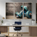 Dambell and Sport Wall Art Canvas Print by MyGreatCanvas | Canvas Wall Art Prints | Photo Prints & Wall Decor