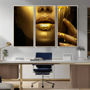 Gold and Women Wall Art Canvas Print by MyGreatCanvas | Canvas Wall Art Prints | Photo Prints & Wall Decor