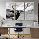 Longhorn Wall Art Canvas Print, Framed Ranch Wall Art Canvas by MyGreatCanvas | Canvas Wall Art Prints | Photo Prints & Wall Decor