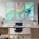 Colorful Marble Fluid Effect Canvas Wall Art Print by MyGreatCanvas | Canvas Wall Art Prints | Photo Prints & Wall Decor