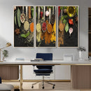 Kitchen Spice Wall Art Canvas Print