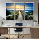 Mountain and Sunset Wall Art Canvas Print by MyGreatCanvas | Canvas Wall Art Prints | Photo Prints & Wall Decor