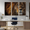 Mighty Lion Wall Art Canvas Print – Majestic Animal Portrait