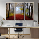 Foggy Forest Wall Art Landscape Canvas Print