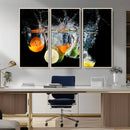 Kitchen Wall Art, Kitchen Fruits Art Canvas Print