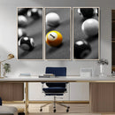 Wall Art Pool Table and Balls Canvas Print by MyGreatCanvas | Canvas Wall Art Prints | Photo Prints & Wall Decor