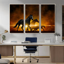 Horse Wall Art Canvas Print, Multi Panel Animal Canvas Print