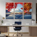 Mount Fuji Canvas Wall Art Japan Autumn Mountain Canvas