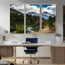 San Juan Nal Forest Wall Art Landscape Canvas Print