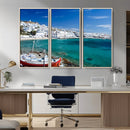 Santorini Wall Art Canvas Print