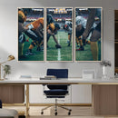 American Football Playing Wall Art Canvas Print by MyGreatCanvas | Canvas Wall Art Prints | Photo Prints & Wall Decor