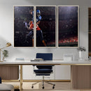 American Football Wall Art Canvas Print, Stadium Sport Wall