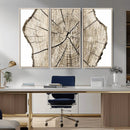 Abstract Wood Tree Ring Wall Art - Ready to Hang Minimalist by MyGreatCanvas | Canvas Wall Art Prints | Photo Prints & Wall Decor