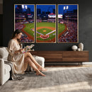 St. Louis Cardinals Baseball Team Print - Busch Stadium Wall