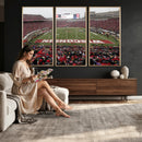 Wisconsin Badgers Team Print Canvas - Madison Camp Randall