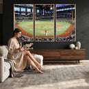Texas Rangers Baseball Team Print - Arlington Globe Life