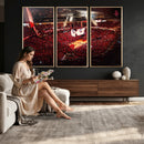 Houston Rockets Basketball Team Print Canvas- Houston Toyota