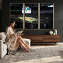 Milwaukee Bucks Basketball Print - Fiserv Forum Stadium Wall