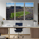 Notre Dame Fighting Irish Football Team Print - Notre Dame by MyGreatCanvas | Canvas Wall Art Prints | Photo Prints & Wall Decor