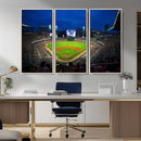 Truist Park Night Game Canvas Art - Atlanta Braves Stadium