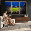 Truist Park Night Game Canvas Art - Atlanta Braves Stadium