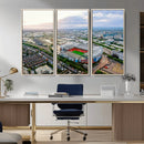 Old Trafford Manchester United Stadium Wall Art Canvas Print