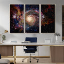 Nebula and Galaxies in Space Wall Art Canvas Print, Spiral