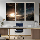 Avengers Planet Wall Art Canvas Print