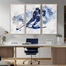 Hockey Player Wall Art Canvas Print - Sports-Inspired