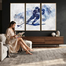 Hockey Player Wall Art Canvas Print - Sports-Inspired