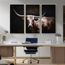 Texas Longhorn Wall Art Canvas Print | Western Ranch Decor | by MyGreatCanvas | Canvas Wall Art Prints | Photo Prints & Wall Decor