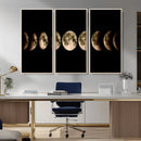 Phases of the Moon Wall Art | Canvas Print for Modern Wall by MyGreatCanvas | Canvas Wall Art Prints | Photo Prints & Wall Decor