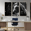 Winter Horse Wall Art | Black and White Horse Print | Ready by MyGreatCanvas | Canvas Wall Art Prints | Photo Prints & Wall Decor