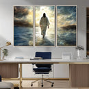 Jesus Walking on Water Wall Art | Canvas Print | Ready to