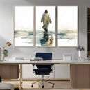 Watercolor Jesus Walking on Water Canvas Print, Christian by MyGreatCanvas | Canvas Wall Art Prints | Photo Prints & Wall Decor