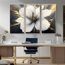 White Flower Wall Art Canvas Print | Ready to Hang |