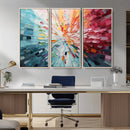 Radiant Bloom Abstract Floral Wall Art Canvas Print - by MyGreatCanvas | Canvas Wall Art Prints | Photo Prints & Wall Decor