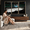 American Airlines Center Dallas Stars Wall Art Canvas Print