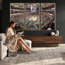 United Center Chicago Bulls Stadium Wall Art Canvas Print