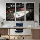 Vaudoise Lausanne Ice Hockey Arena Stadium Wall Art Canvas,