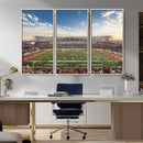 Framed Houston Cougars Football Team Print - Houston TDECU by MyGreatCanvas | Canvas Wall Art Prints | Photo Prints & Wall Decor