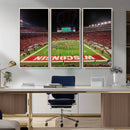 Wisconsin Badgers Football Team Print Canvas- Madison Camp