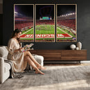 Wisconsin Badgers Football Team Print Canvas- Madison Camp