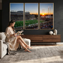 Demon Deacons Football Team Print Canvas- Winston-Salem