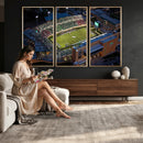 University of North Texas Mean Green Football Artwork,