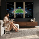 Denver Broncos Football Team Print Canvas- Denver Empower