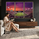 East Carolina University Pirates Football Print Canvas-