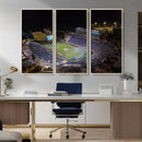 Duke University Blue Devils Football Print Canvas - Durham