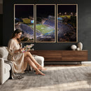 Duke University Blue Devils Football Print Canvas - Durham