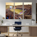 University of Kansas Jayhawks Football Team Print - Lawrence by MyGreatCanvas | Canvas Wall Art Prints | Photo Prints & Wall Decor